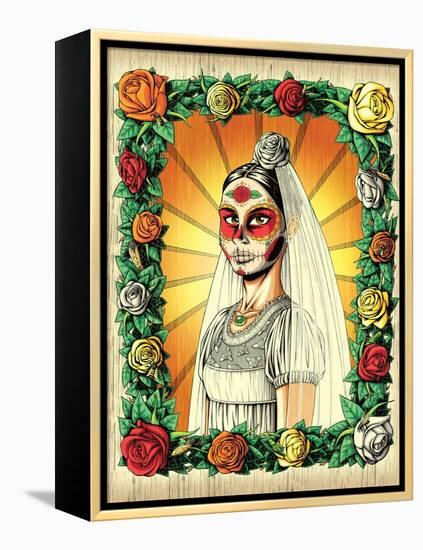 Muerta Bride-Nicholas Ivins-Framed Stretched Canvas