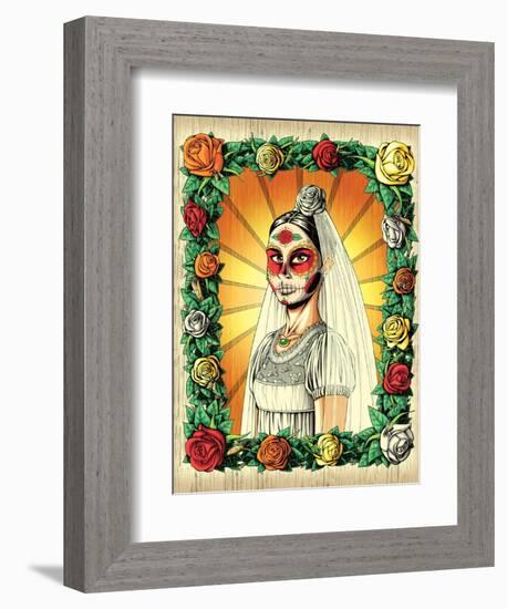 Muerta Bride-Nicholas Ivins-Framed Premium Giclee Print