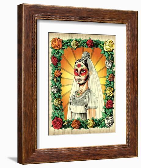 Muerta Bride-Nicholas Ivins-Framed Premium Giclee Print