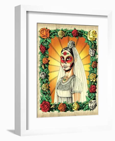 Muerta Bride-Nicholas Ivins-Framed Premium Giclee Print