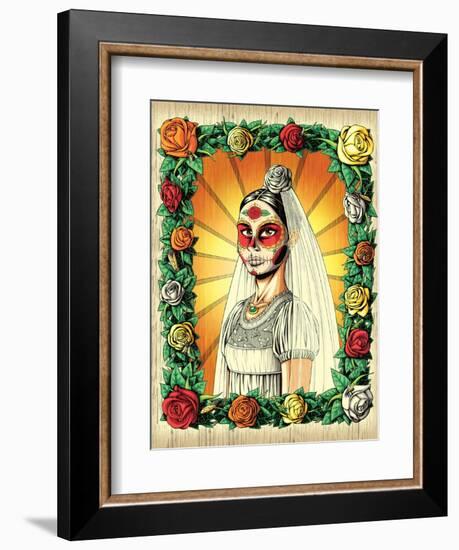 Muerta Bride-Nicholas Ivins-Framed Art Print