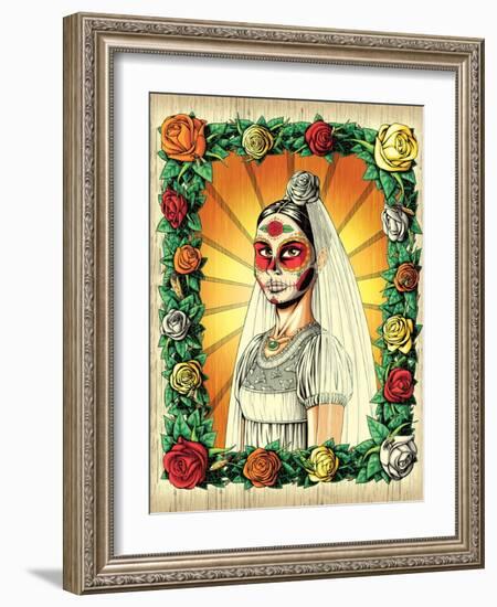 Muerta Bride-Nicholas Ivins-Framed Art Print