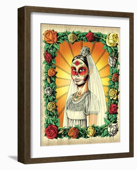 Muerta Bride-Nicholas Ivins-Framed Art Print