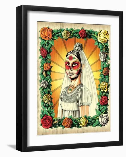 Muerta Bride-Nicholas Ivins-Framed Art Print