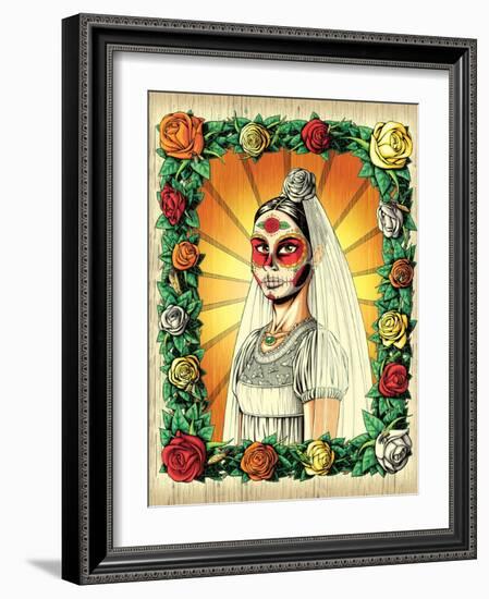 Muerta Bride-Nicholas Ivins-Framed Art Print