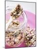 Muesli with Dried Fruit in Preserving Jar-null-Mounted Photographic Print