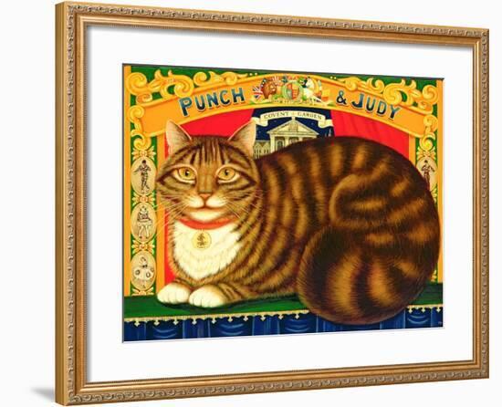 Muffin, the Covent Garden Cat, 1996-Frances Broomfield-Framed Giclee Print