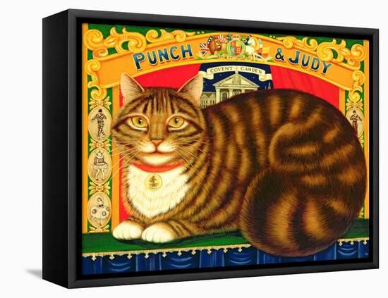 Muffin, the Covent Garden Cat, 1996-Frances Broomfield-Framed Premier Image Canvas