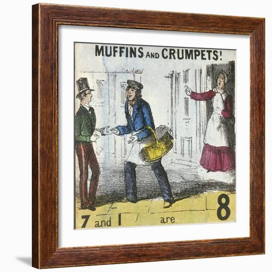 Muffins and Crumpets!, Cries of London, C1840-TH Jones-Framed Giclee Print