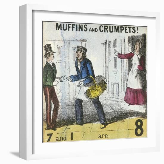 Muffins and Crumpets!, Cries of London, C1840-TH Jones-Framed Giclee Print