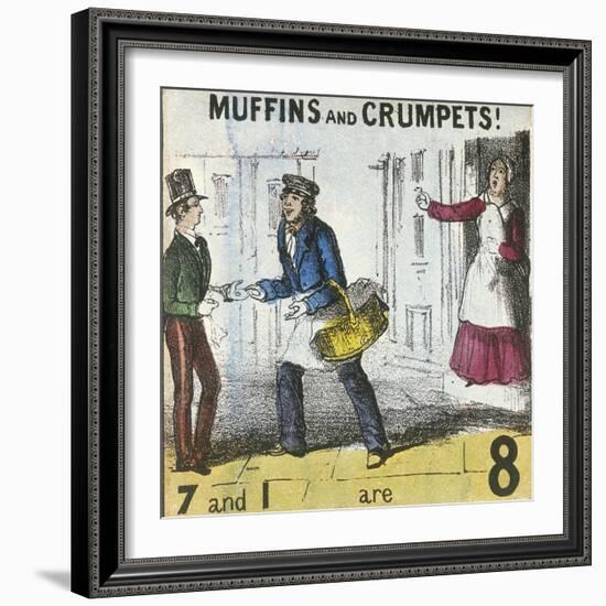 Muffins and Crumpets!, Cries of London, C1840-TH Jones-Framed Giclee Print