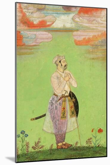 Mughal Officer, C. 1650-null-Mounted Giclee Print