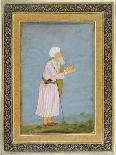 A Muslim Religious Figure, from the Small Clive Album-Mughal School-Framed Premier Image Canvas