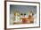 Mughal School Miniature Painting of Muhammad Shah and Nader Shah-null-Framed Giclee Print