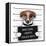 Mugshot Dog-Javier Brosch-Framed Premier Image Canvas