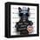 Mugshot Dog-Javier Brosch-Framed Premier Image Canvas