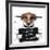 Mugshot Dog-Javier Brosch-Framed Giclee Print
