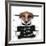 Mugshot Dog-Javier Brosch-Framed Giclee Print