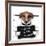 Mugshot Dog-Javier Brosch-Framed Giclee Print