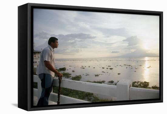 Muhammad Ali (1942-)-null-Framed Premier Image Canvas