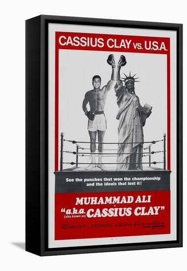 Muhammad Ali A.K.A. Cassius Clay-null-Framed Stretched Canvas