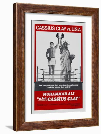 Muhammad Ali A.K.A. Cassius Clay-null-Framed Art Print