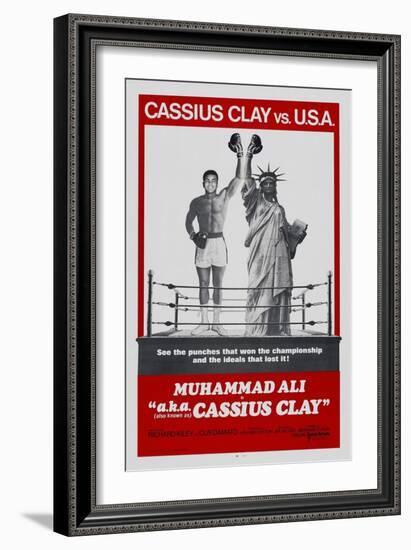 Muhammad Ali A.K.A. Cassius Clay-null-Framed Art Print