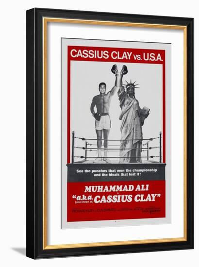 Muhammad Ali A.K.A. Cassius Clay-null-Framed Art Print