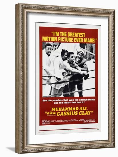 Muhammad Ali A.K.A. Cassius Clay-null-Framed Premium Giclee Print