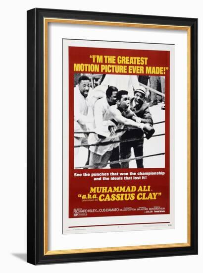 Muhammad Ali A.K.A. Cassius Clay-null-Framed Art Print