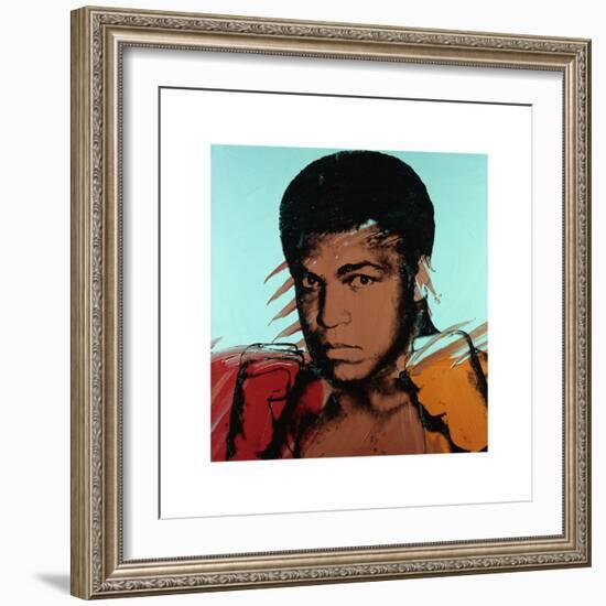 Muhammad Ali, c. 1977-Andy Warhol-Framed Giclee Print