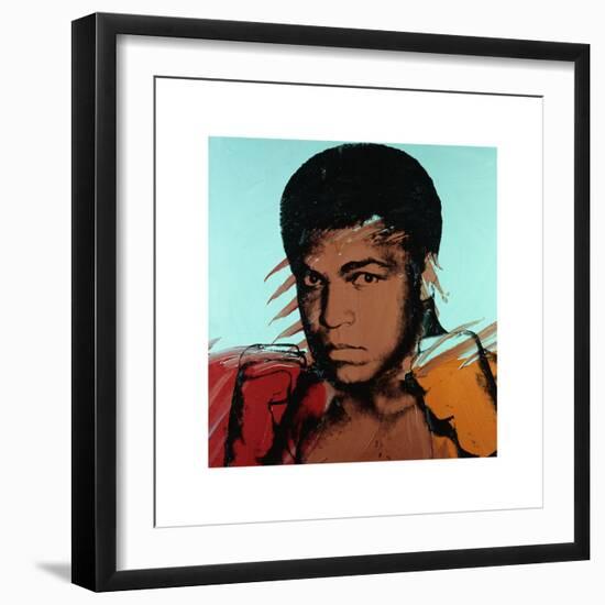 Muhammad Ali, c. 1977-Andy Warhol-Framed Giclee Print