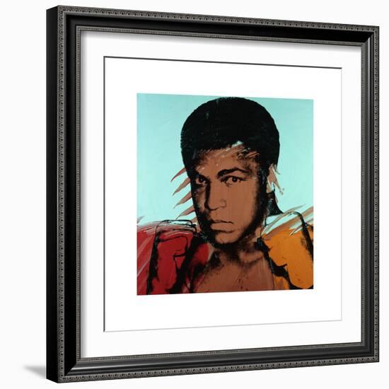 Muhammad Ali, c. 1977-Andy Warhol-Framed Giclee Print