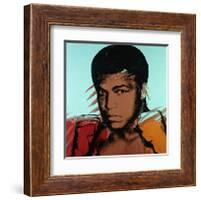 Muhammad Ali, c. 1977-Andy Warhol-Framed Art Print