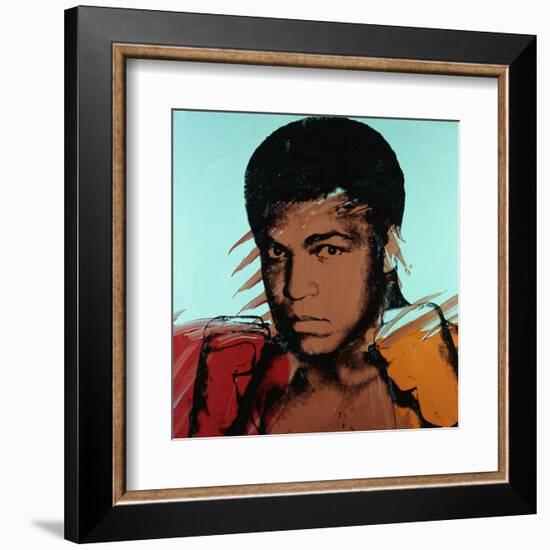 Muhammad Ali, c. 1977-Andy Warhol-Framed Art Print