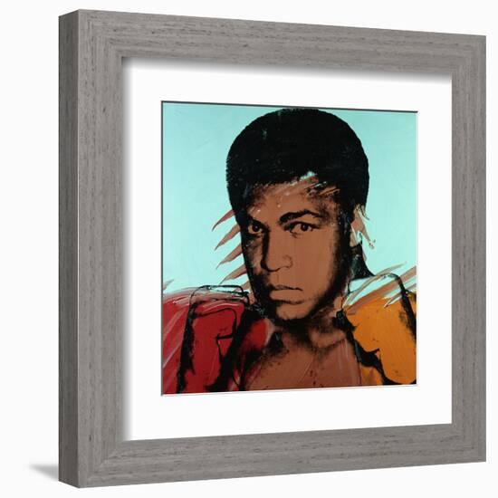 Muhammad Ali, c. 1977-Andy Warhol-Framed Art Print