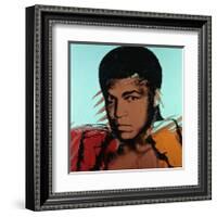 Muhammad Ali, c. 1977-Andy Warhol-Framed Art Print