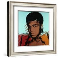 Muhammad Ali, c. 1977-Andy Warhol-Framed Art Print