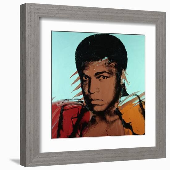 Muhammad Ali, c. 1977-Andy Warhol-Framed Art Print