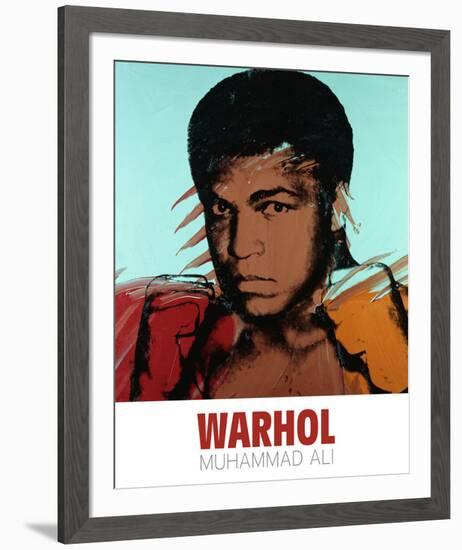 Muhammad Ali, c. 1977-Andy Warhol-Framed Art Print