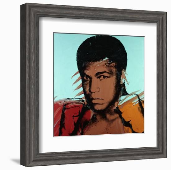 Muhammad Ali, c. 1977-Andy Warhol-Framed Giclee Print