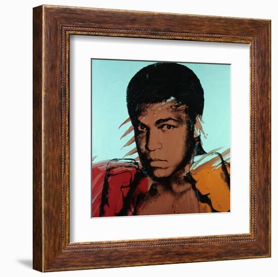 Muhammad Ali, c. 1977-Andy Warhol-Framed Giclee Print