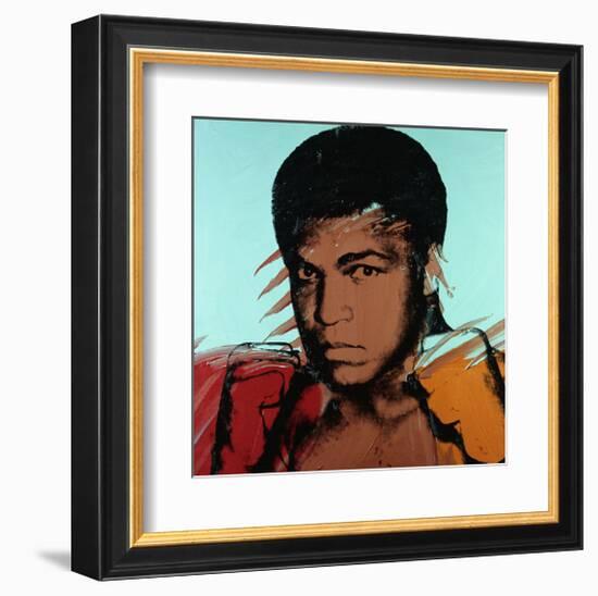 Muhammad Ali, c. 1977-Andy Warhol-Framed Giclee Print