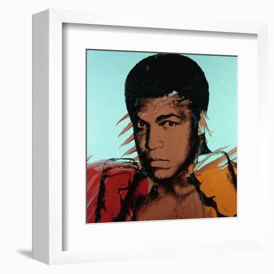 Muhammad Ali, c. 1977-Andy Warhol-Framed Giclee Print