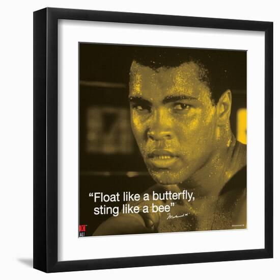 Muhammad Ali: Float Like a Butterfly-null-Framed Art Print