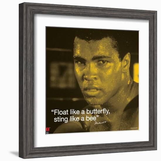 Muhammad Ali: Float Like a Butterfly-null-Framed Art Print