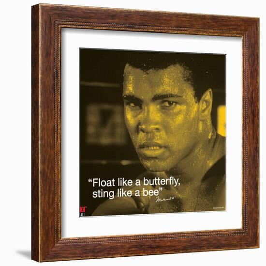 Muhammad Ali: Float Like a Butterfly-null-Framed Art Print