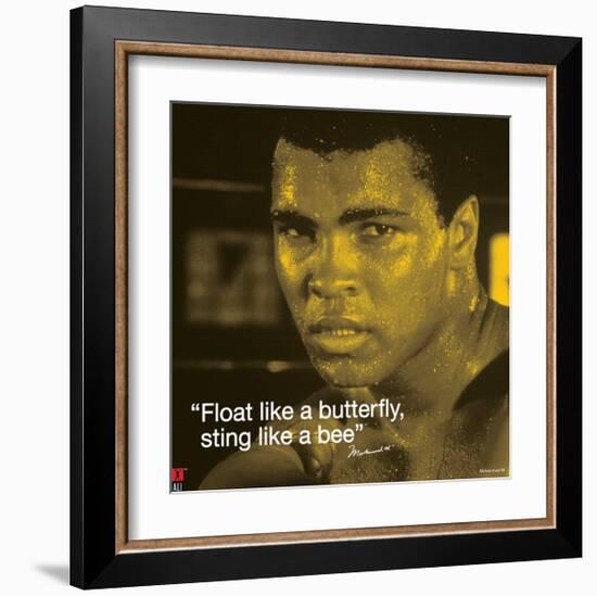 Muhammad Ali: Float Like a Butterfly-null-Framed Art Print