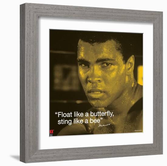 Muhammad Ali: Float Like a Butterfly-null-Framed Art Print