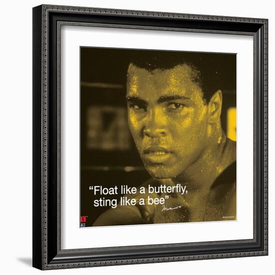 Muhammad Ali: Float Like a Butterfly-null-Framed Art Print